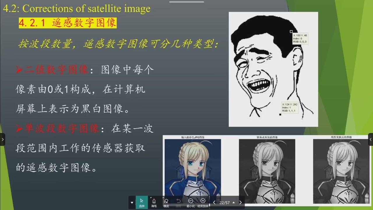 二值与灰度图像及真彩色数字图像