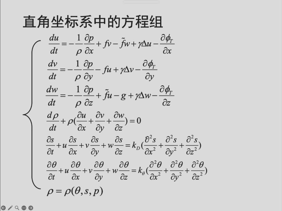 课件直角坐标系中的七个标量方程
